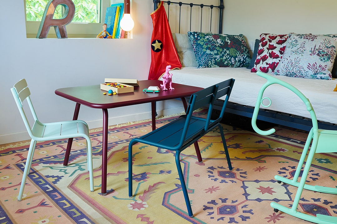 Bleu acapulco,Cerise noire,Menthe glaciale,Ocre rouge,Vert opaline